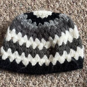 OP Black and Gray Knit Hat